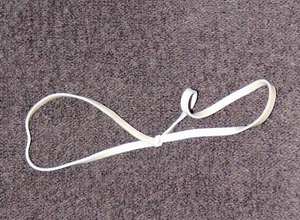tied rubberband